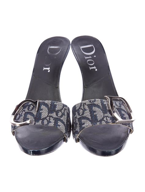 dior slids|Christian Dior Sandals .